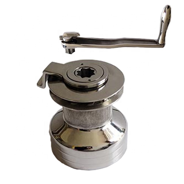 JVSW-002 mini boat sailing winch stainless steel