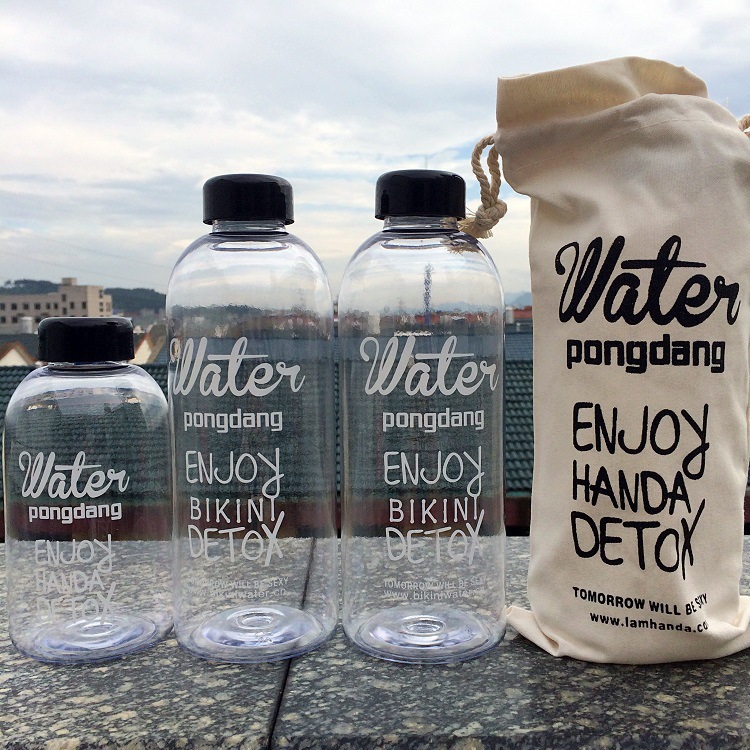 YXJ006 Korea water bottles PongDang 600ml 1000ml my bottles with custom logo