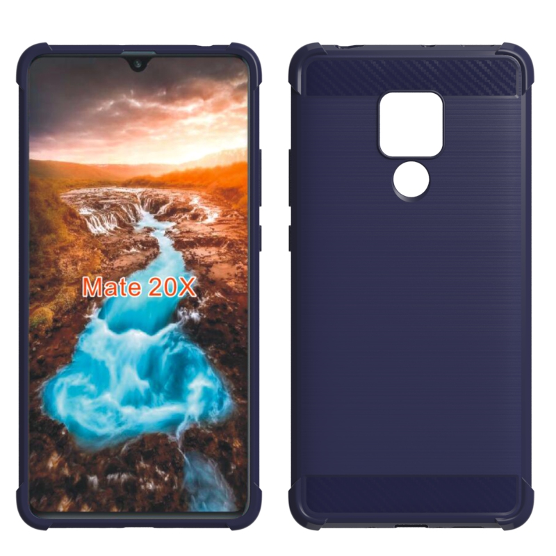 Carbon Fiber Soft Tpu case For Huawei Mate 20X