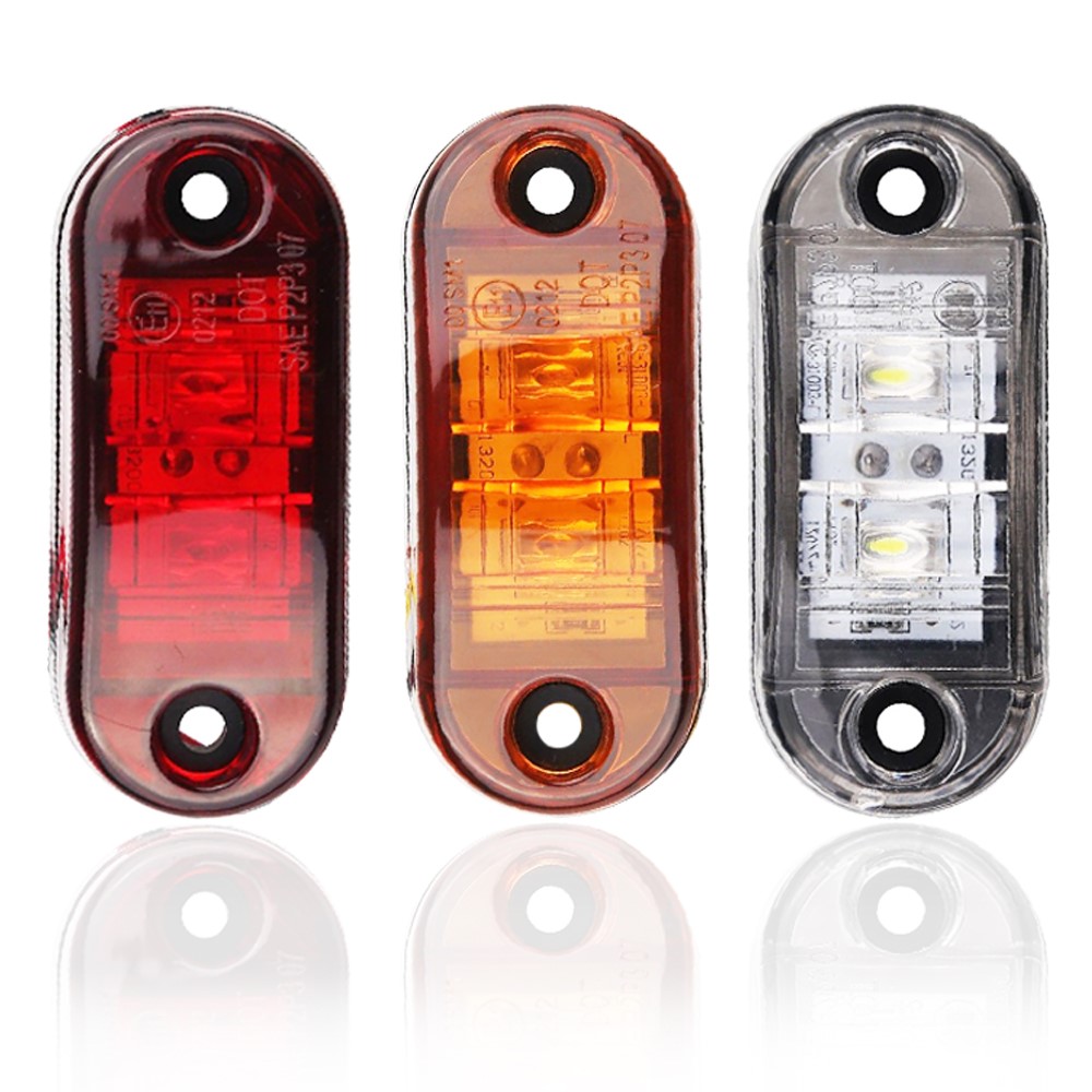 Hot Sale 2.5 inch Oval LED Turn Signal Light 12v, LED Truck Signal Light, Truck LED Side Markers Lights 20-3130