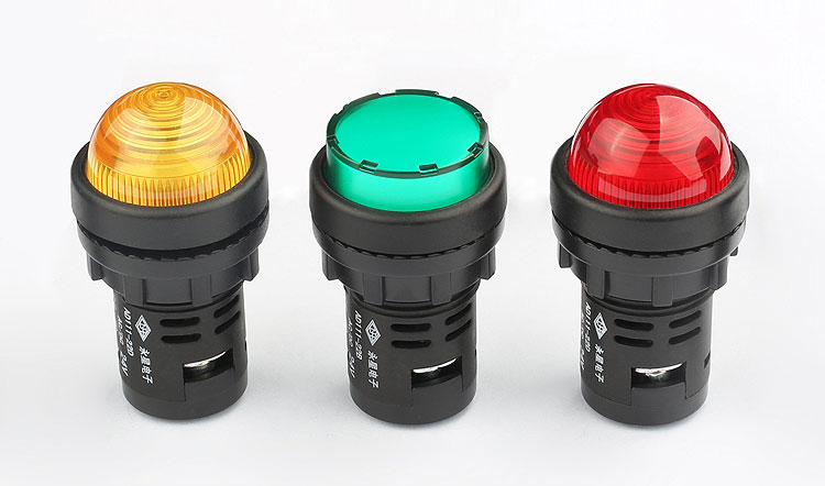 Made in china 22mm red 12v 24v 120v ac led indicator lamp