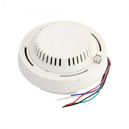 Wired Photoelectric Smoke Gas CO Detector Alarm for Home Security System