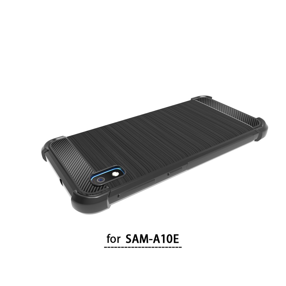 Carbon Fiber Soft Tpu case For Samsung galaxy A10E