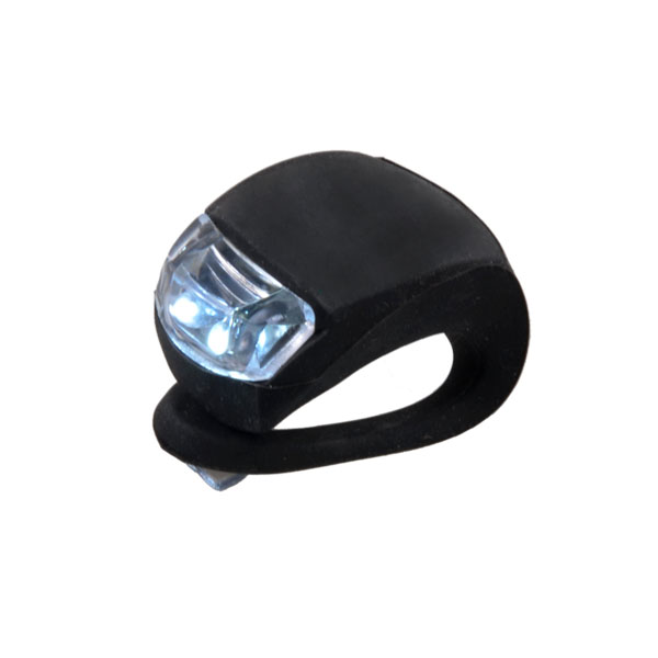 Good bike equipment multifunction silicone front led bike light