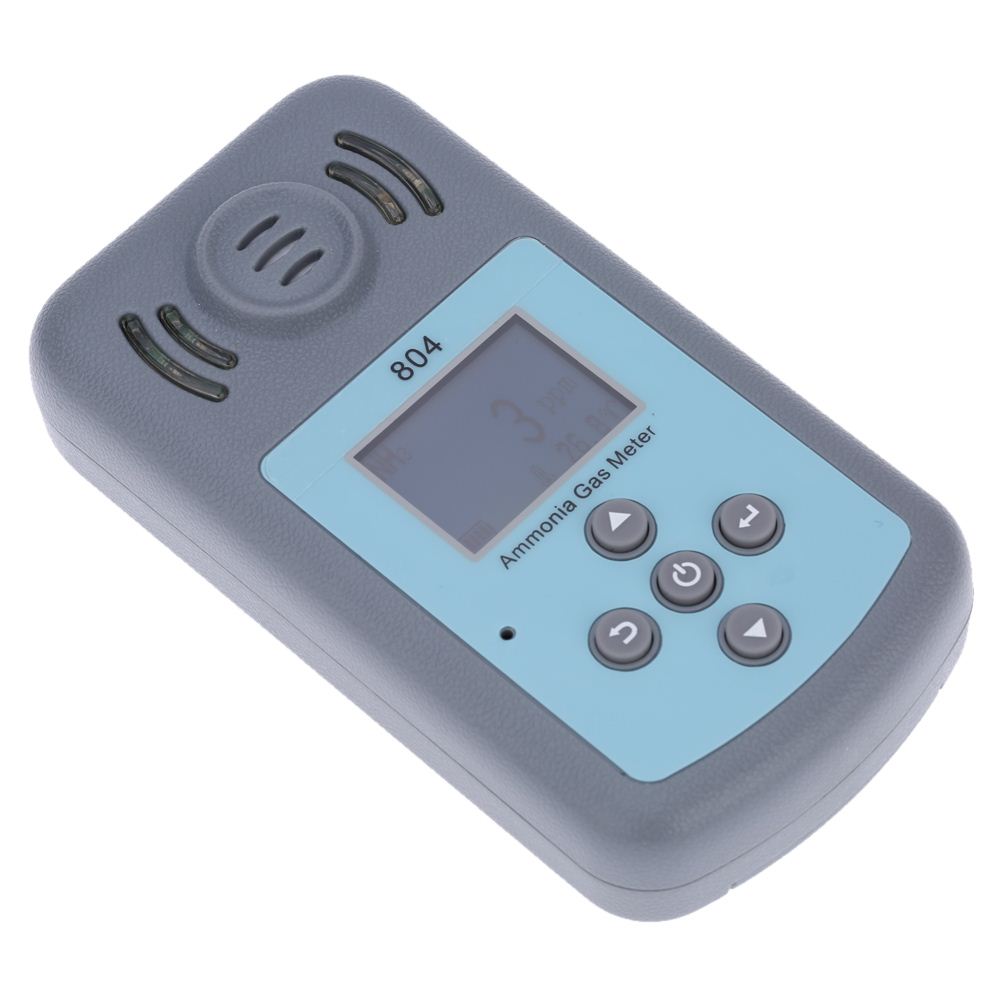 Professional Ammonia Gas Detector NH3 Meter Gas concentration analyzer Temperature Measurement LCD Display Alarm Value Settable