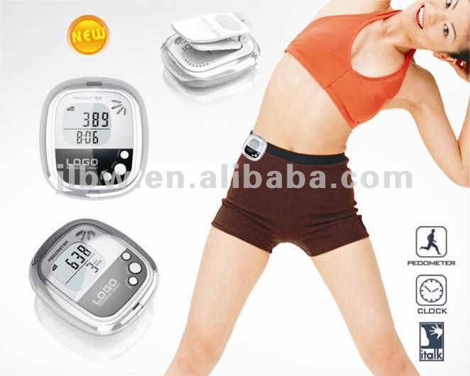 timer voice multi languages talking pedometer for blind people gift