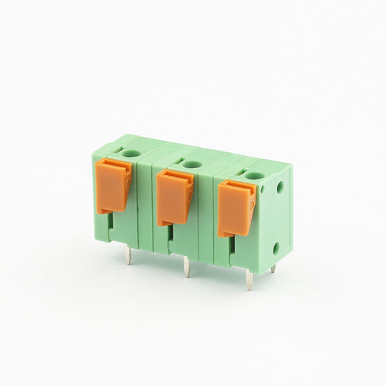 Hot sale 6 pin spring quick electrical pin terminal block connector