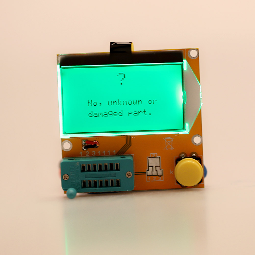 Multi-functional LCD Backlight Transistor Tester Diode Triode Capacitance ESR Meter MOS PNP NPN LCR