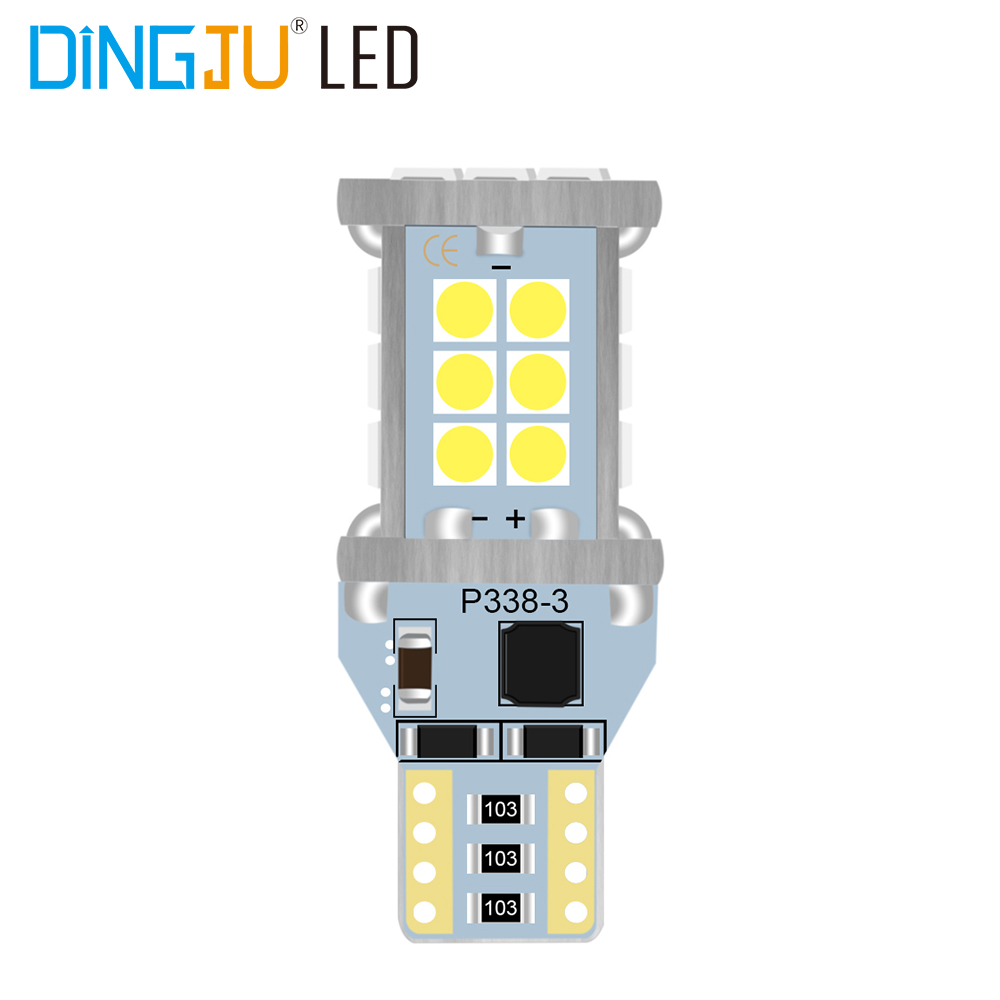 Factory Direct W16w T15 3030 24smd Auto Led 921 Backup Brake Light Car Reading Lamps Work Light Made In China