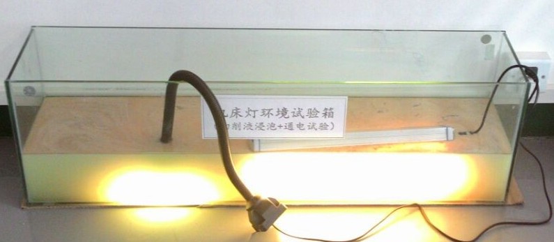 gooseneck light with flexible metal tube mainly for machine working