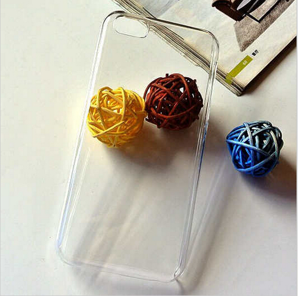 Transparent clear pc case for iphone 5/5s/5c hard back cover case for iphone 6/6s/6 plus