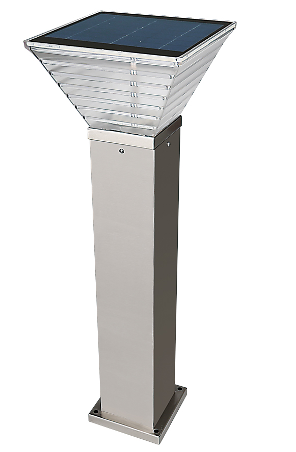 fast-moving lithium battery led solar garden light lawn outdoor bollard light waterproof with decoration