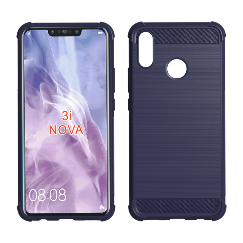 Carbon Fiber Soft Tpu case for Huawei Nova 3i