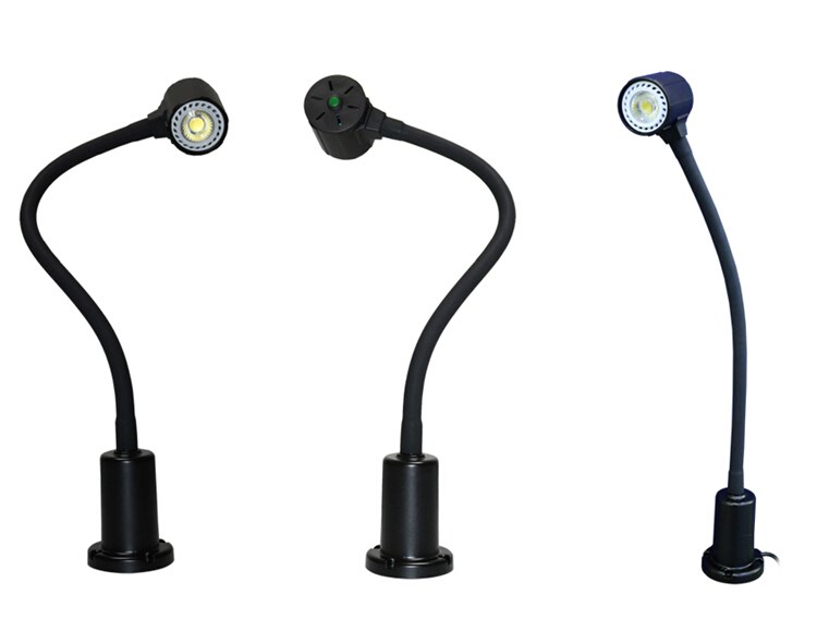 ONN-M3R 24v magnetic base led work light with flexible snake