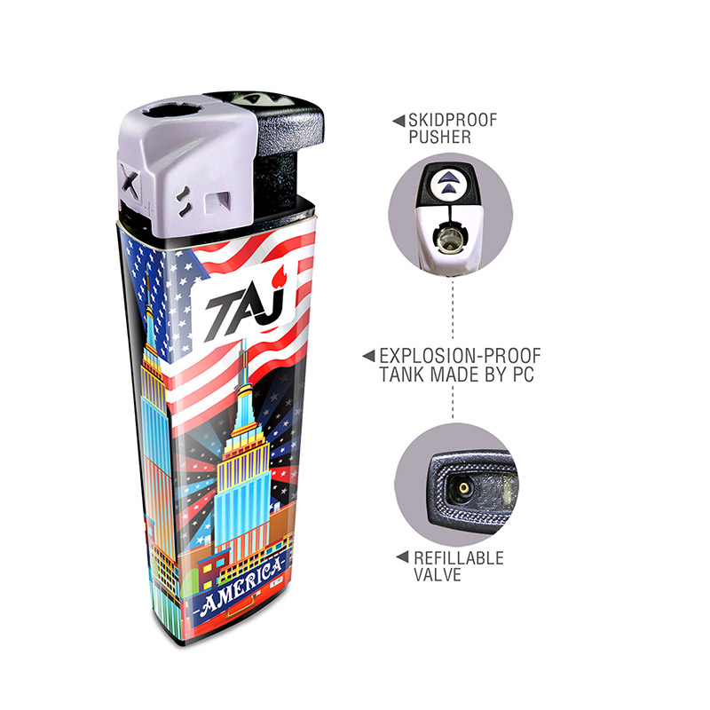 Places of historic Interest Design ISO9994 certificate explosion-proof windproof lighter