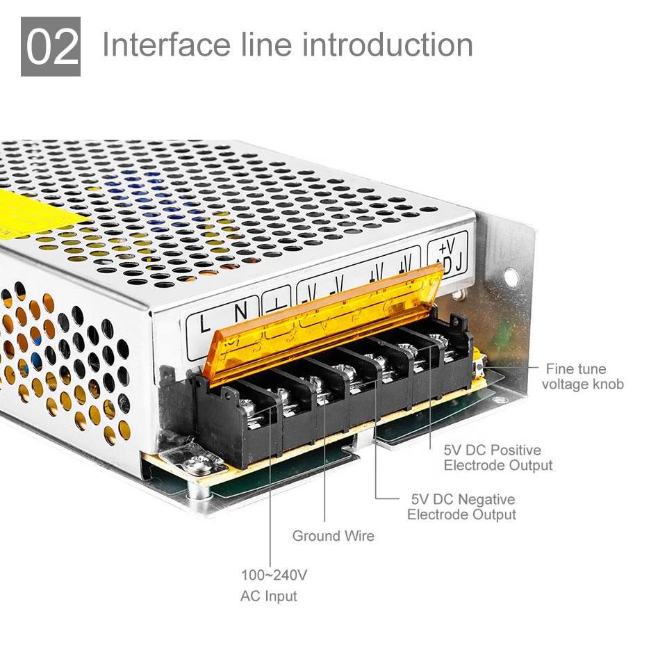 60W 5V/12V switch power supply