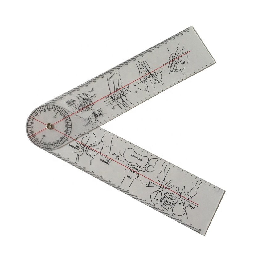 Plastic Goniometer Angle Medical Ruler Orthopedics Tool Instruments for Doctor&Medical use