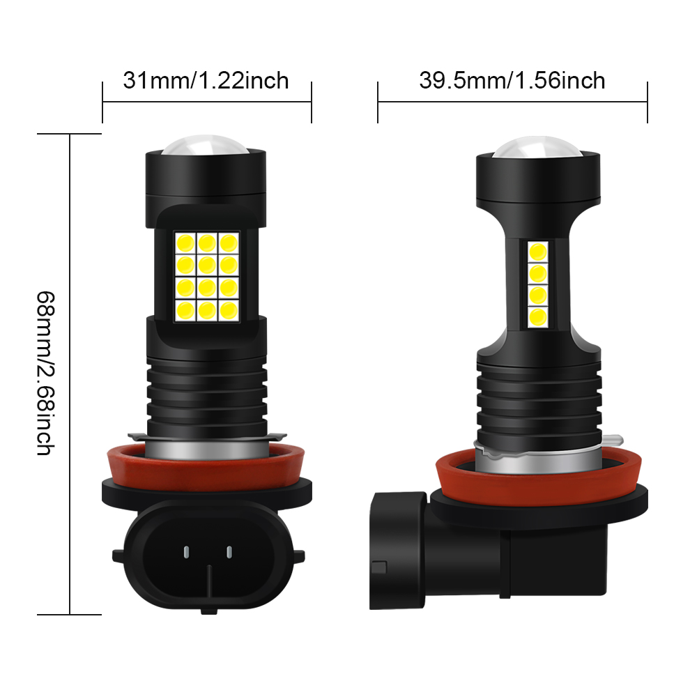 Usa Fog Light H8/H11-36 Smd-3030 Car Led Fog Lamp Bulb