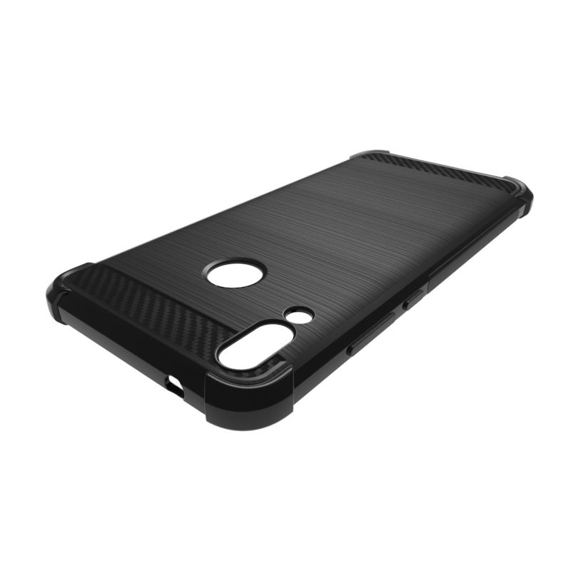Carbon Fiber Soft Tpu case For Huawei Y9 2019