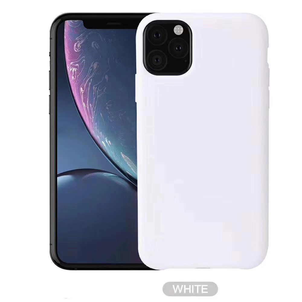 Colorful luxury silicone Case for iPhone 11 pro Max slim phone Back cover