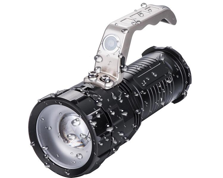 Heavy Duty Rechargeable Led Anti-explosion Long Beam 1 km Hunting Torch L2 Led Zoomble