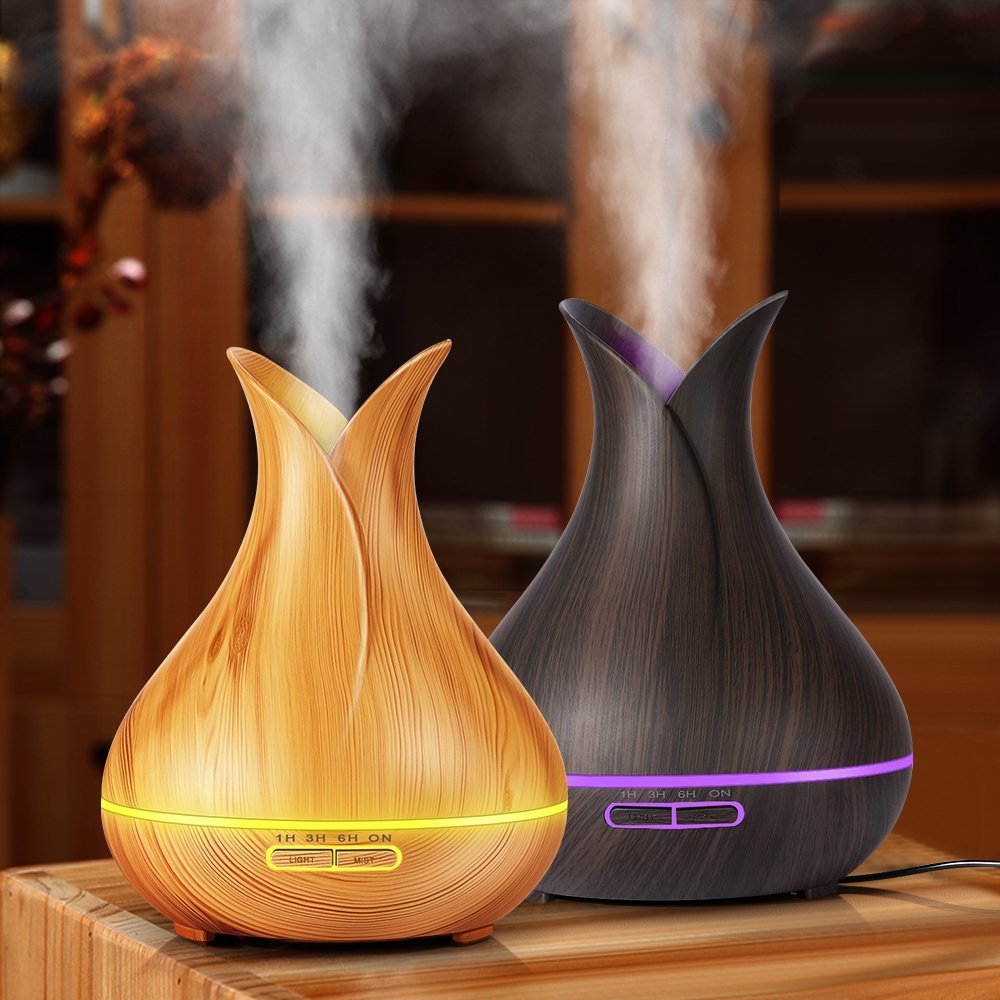 The Hotel Lobby Bar Wood Grain Aroma Oil Diffuser Flavoring Machine KTV Fragrance Perfume Indoor Humidifier Automatic Spraying