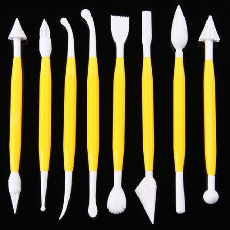 Cake Decorating Sugarcraft Modelling Tool Kit 8 Pieces