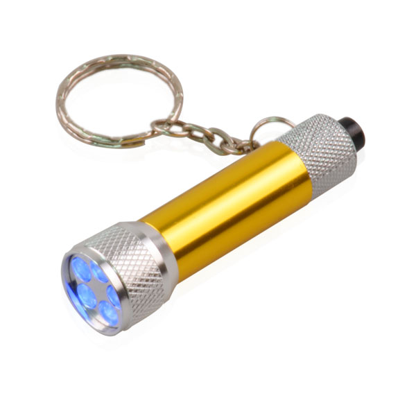 LED Key Chain Mini LED Key Chain Flashlight for Gift Customer LED Key Ring with Chain