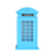 Creative Retro Phone Booth Humidifier Mini Cute Ultrasonic Night Light USB Office Air Purification Sprayer