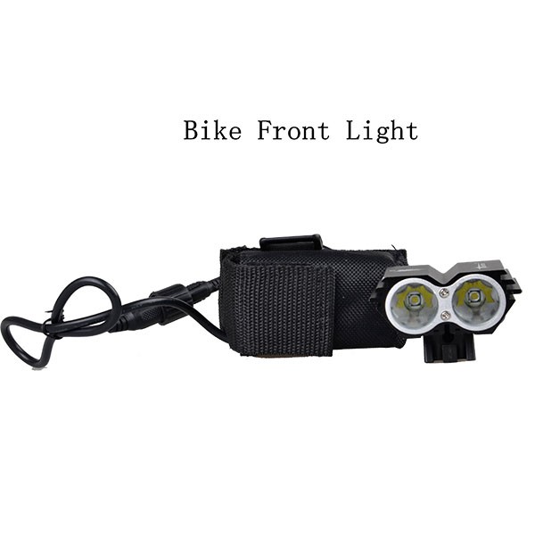 Shakeproof Bike Front LED Light Removable Headlamp 18650 Rechargeable Bicycle Light