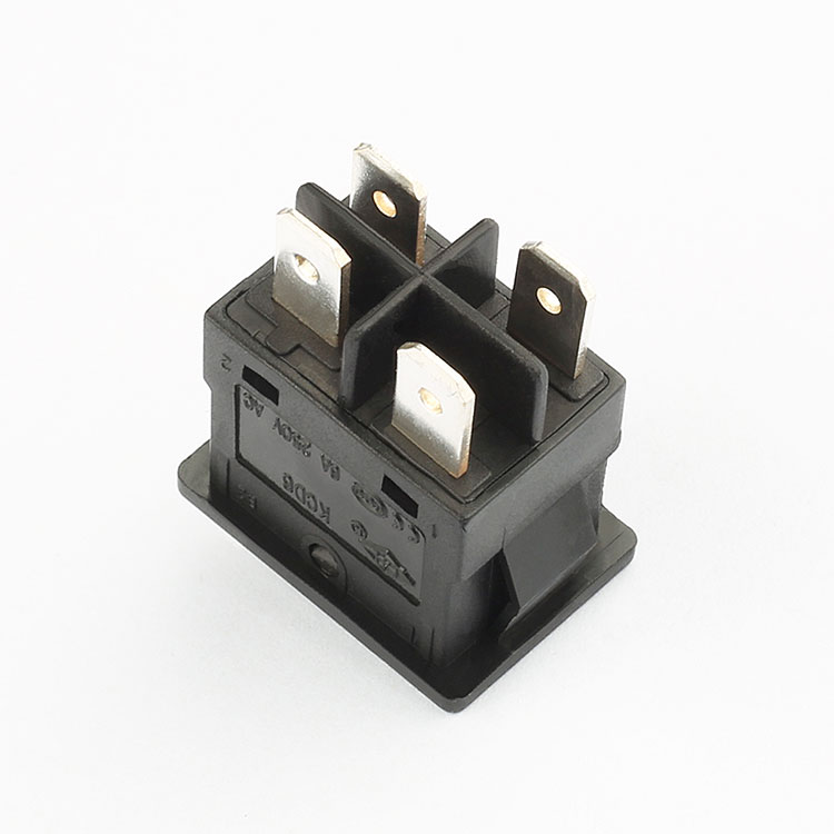 6a 250v t55 kcd6 rocker switch 4 pin on off