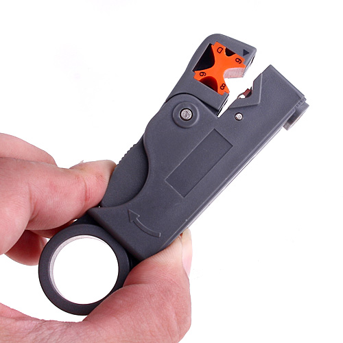 Rotary Coaxial Cable Wire Stripping Stripper Cutter Stripper for RG59/6/58 Network Tool Computer Networking Drop Shipping