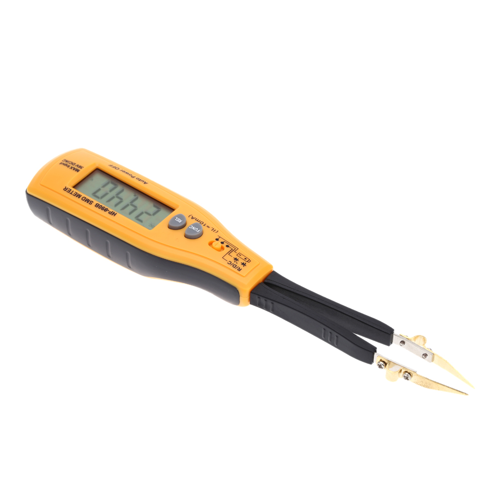 Handheld Smart SMD Tester Tweezers Resistor Capacitor Diode Continuity Intelligent Testing Clips with Relative Mode