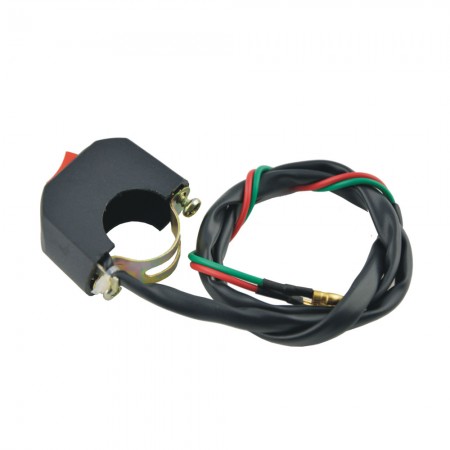 Motorcycle Handlebar Switch ON/OFF Button Bullet Connector 12V DC Fog Lamp Light Switch