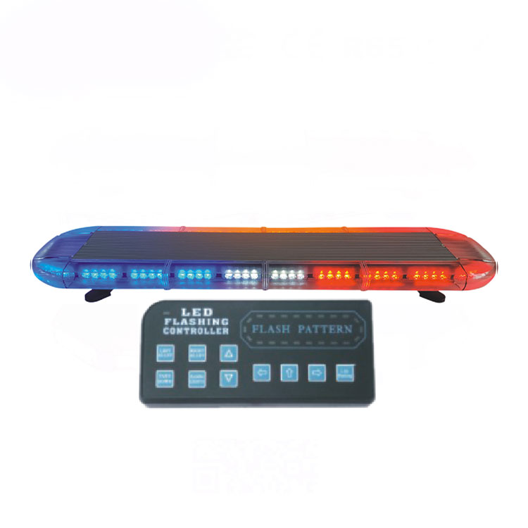 16 Flash patterns truck emergency blue red aluminum warning  police lightbar