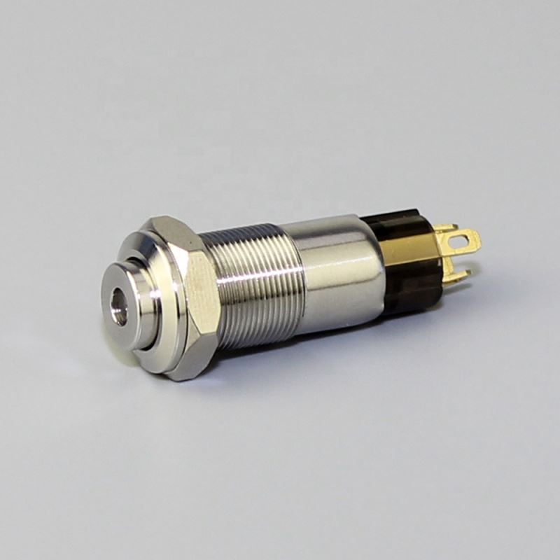 Waterproof Plastic 1NO Dot Light 4 Pin 220V 10mm Switch