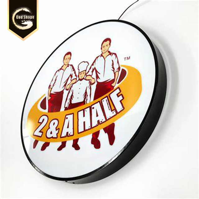 Outdoor Advertising Light Box Board with Crystal Acrylic LED Sign