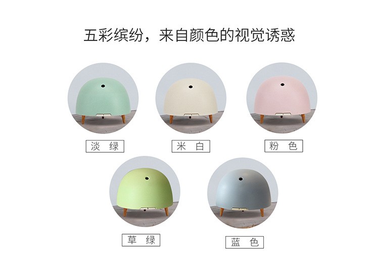 2018 NEW Helmet Design 200ML Holiday Gift Aroma Diffuser,Home Essential Oils Humidifier Diffuser with Downlight & Table Light