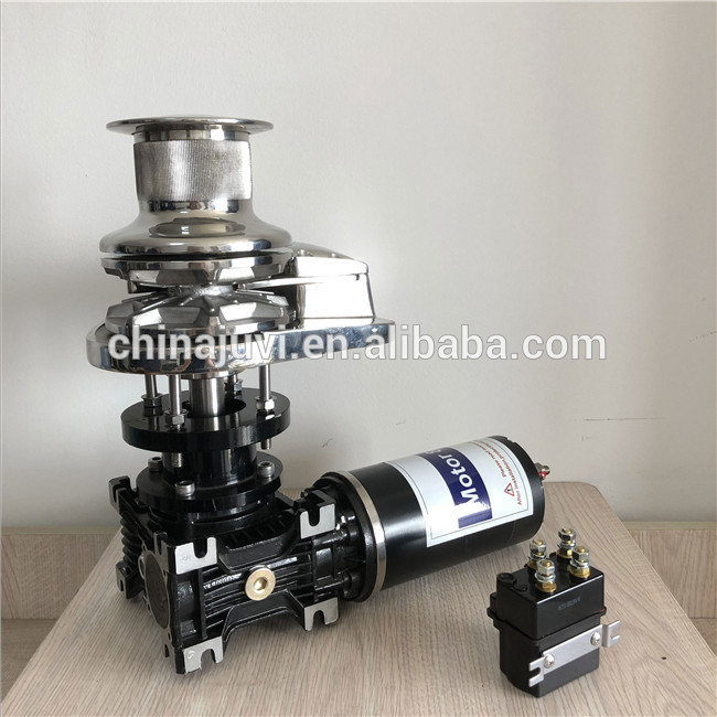 JV1011-X1 Waterproof  AC 380V 2000W boat electric vertical boat small winch for sale