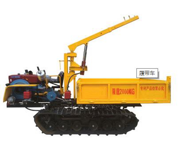 1000kg Diesel power crawler mini dump truck small truck dumper