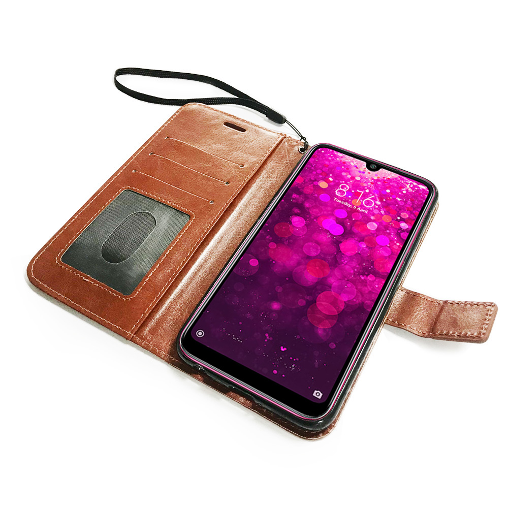 High Quality PU Leather Magnetic Flip Case for Redmi S3 with stands Wallet Book Cell phone Case