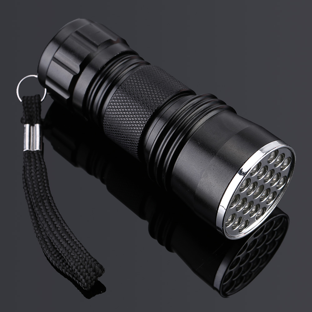 Spot's UV Blacklight Flashlight 21pcs LED Beads Ultraviolet Light Pet Urine Stain Money Receipt Detector LED Torch Light Lamps