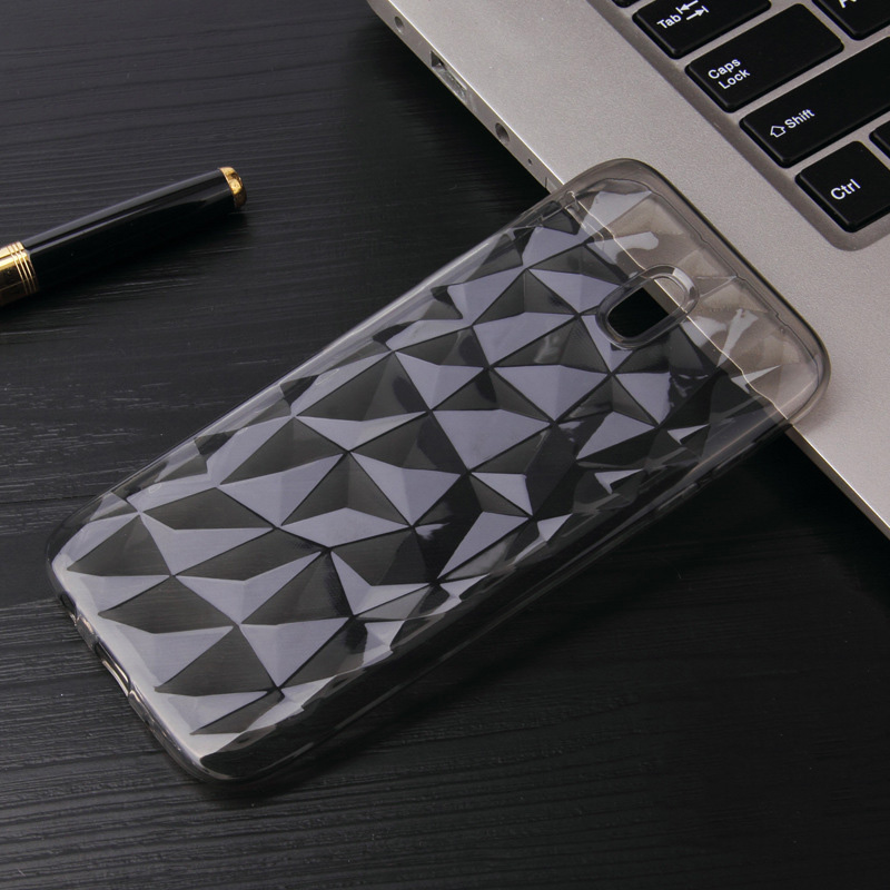 shockproof diamond pattern wholesale transparent tpu phone case for Samsung galaxy J530 case