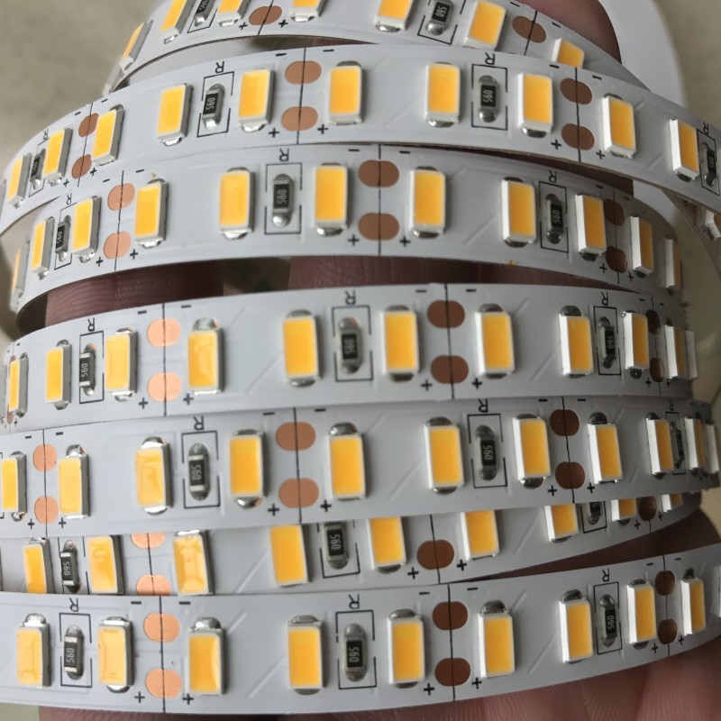 High brightness 5m 5630 120leds SMD led strip white color 6000K 120led/m DC 12V /24V