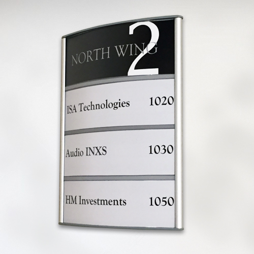 Floor Direction Sign Door Name Plate Aluminum Profile Sign