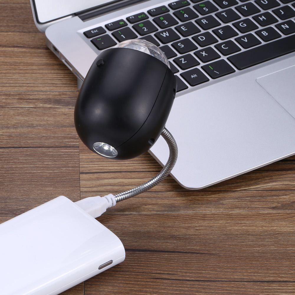 Colorful Magic Crystal Ball DJ KTV Disco Party Club RGB Stage Effect LED Flexible Laptop Notebook PC Light USB 4W 5V Lamp