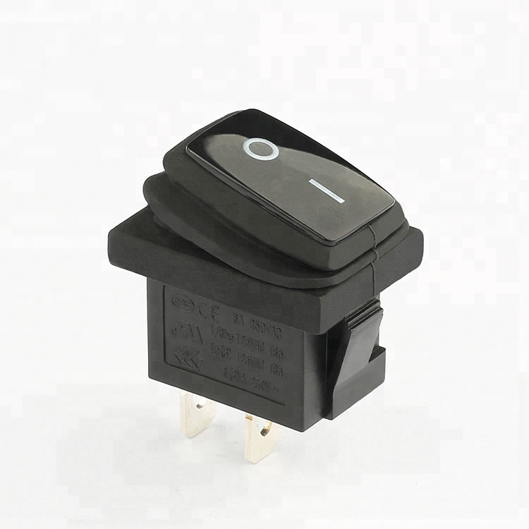 KCD3 10A spst 2 pin waterproof rocker switch