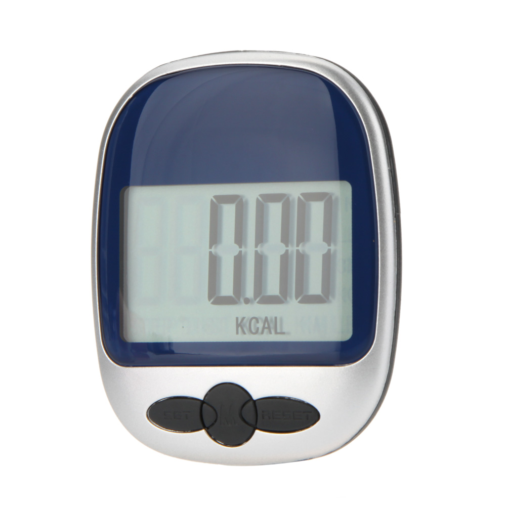 Multi-Function LCD Display Big Screen Step Calorie Counter Walking Motion Tracker Run Distance Sports Pedometer Green/Blue/Red
