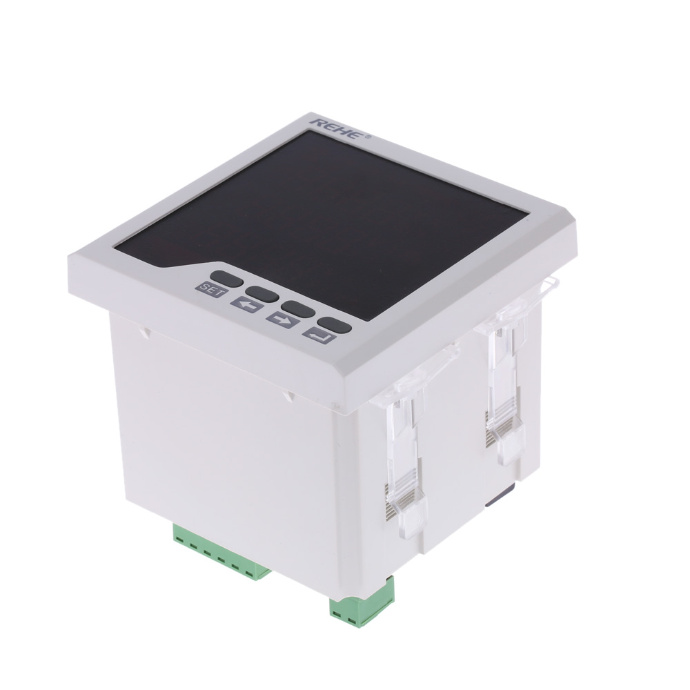 96*96mm Multi-functional Power Meter LED Digital 3 Phase voltmeter ammeter AC Voltage Current Power Factor Frequency Measurement