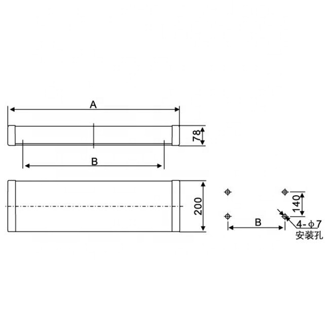 JCY26-2EF 15W 24V Marine Waterproof Fluorescent Pendant Light